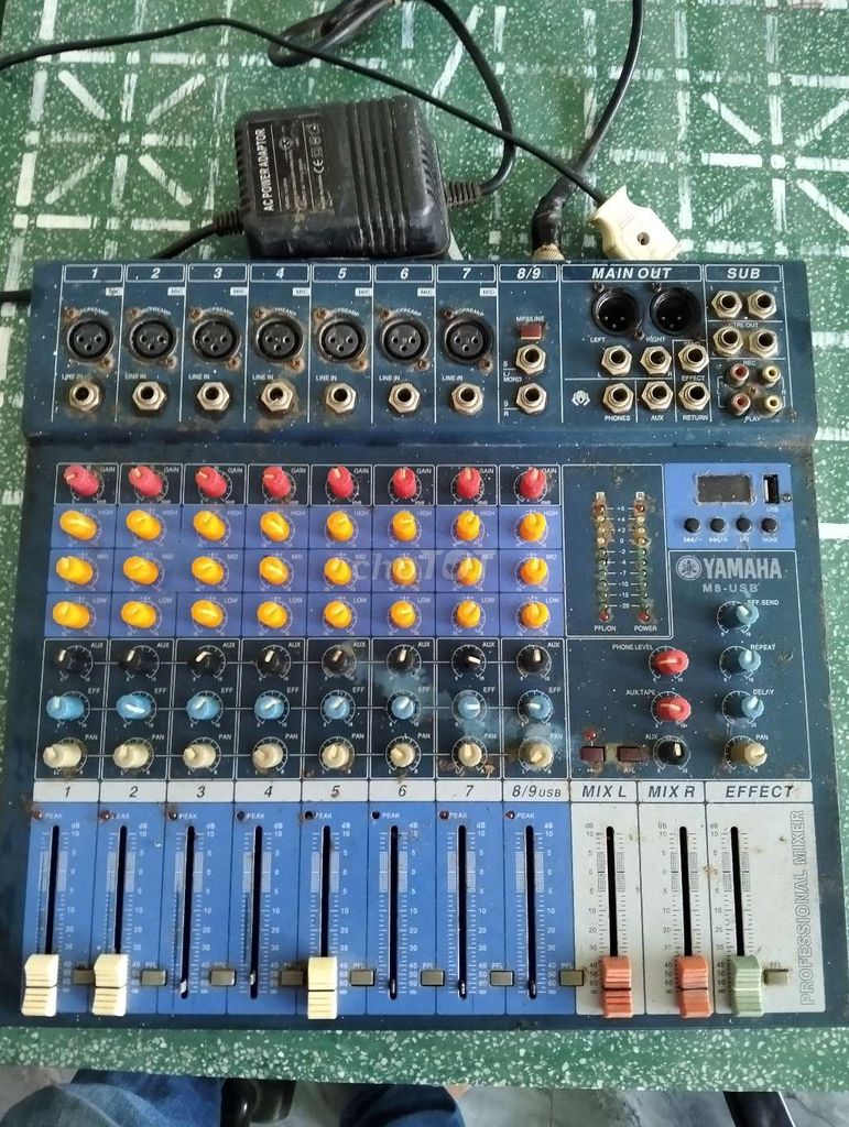 Bàn trộn âm thanh Yamaha M8-USB Xanh dương. Mua bán Tivi, Âm thanh tại Huyện Tam Bình Vĩnh Long được đăng bởi Vui hình 1