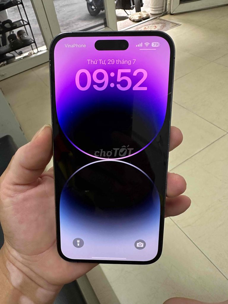Apple iPhone 14 Pro Max 256GB Tím Đã qua sử dụng. Mua bán Điện thoại tại Quận Tân Bình Tp Hồ Chí Minh được đăng bởi Lyvan hình 1