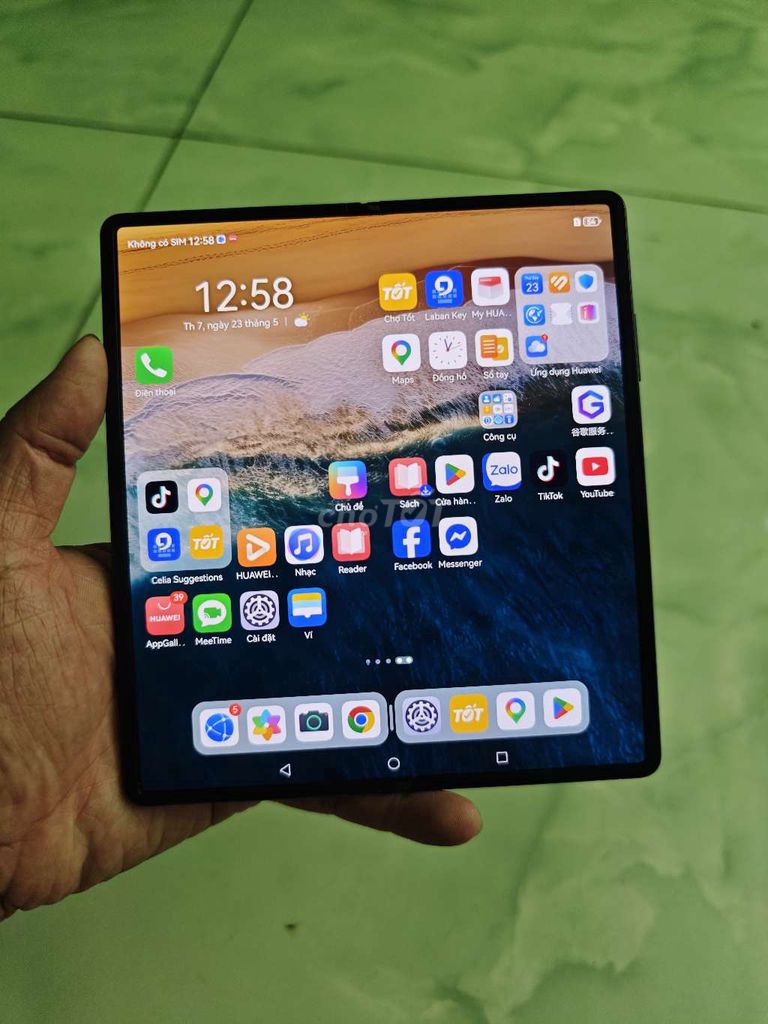 Huawei Mate X2 (MH gập), 2 sim, có Chplay. Mua bán Điện thoại tại Huyện Bình Chánh Tp Hồ Chí Minh được đăng bởi kemthui hình 1
