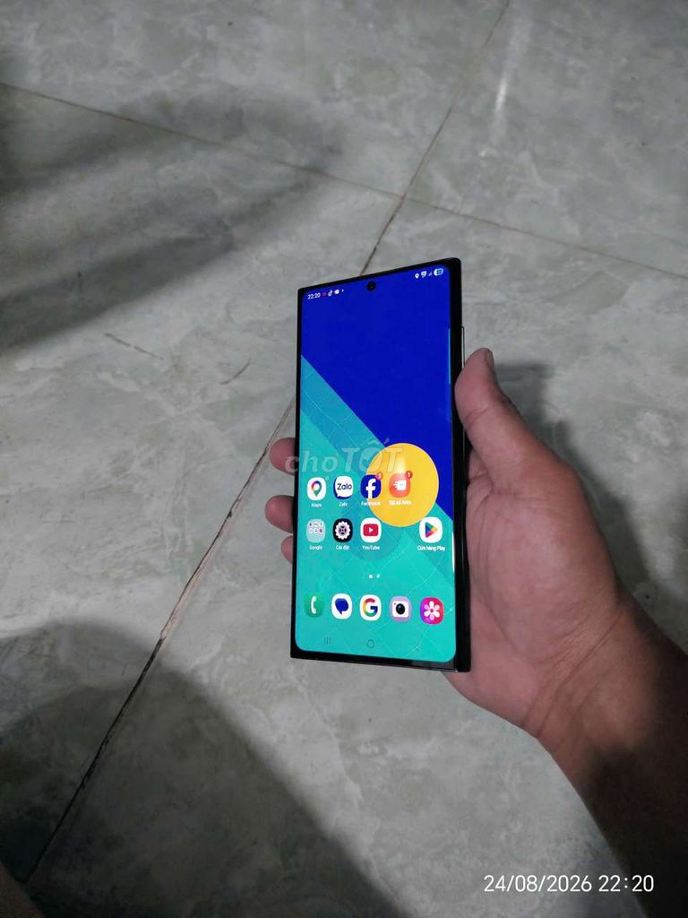 Samsung S22 Ultra Xám 2 sim 97-98%. Mua bán Điện thoại tại Quận Bình Thạnh Tp Hồ Chí Minh được đăng bởi Long hình 1