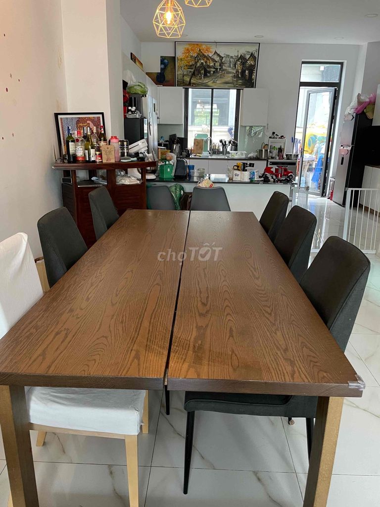 Bàn ăn IKEA MÖRBYLÅNGA Gỗ sồi Nâu trầm 6-8 người. Mua bán Bàn ghế tại Thành phố Thủ Đức Tp Hồ Chí Minh được đăng bởi tuyet nhung hình 1