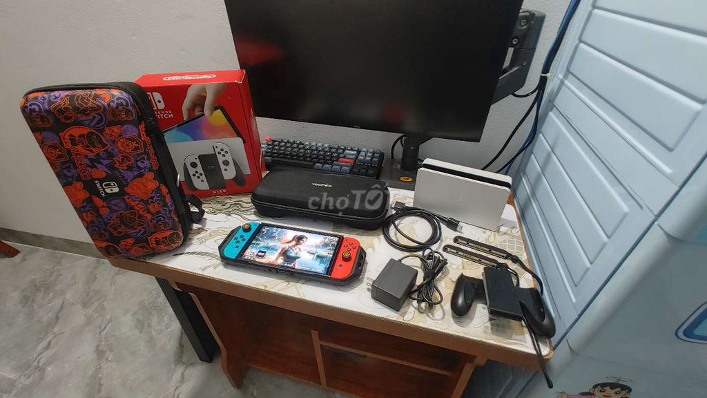 Bán Nintendo Switch oled hack thẻ nhớ 512G