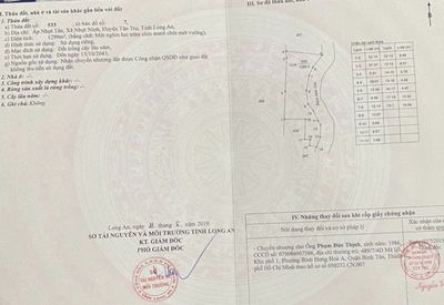 Bán đất xây nhà vườn cách TPHCM 35km. Mua bán đất tại Huyện Tân Trụ Long An được đăng bởi Tuan