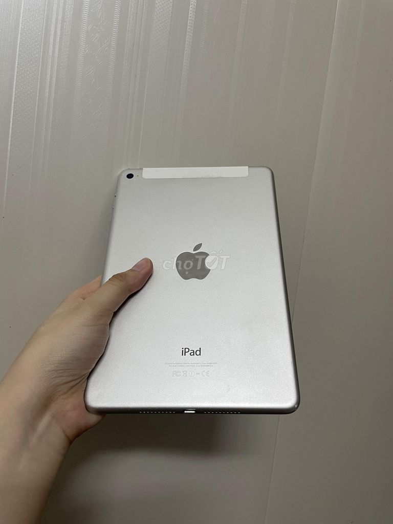 iPad Mini 4 32GB 4G trắng likenew 99% BH 1 đổi 1