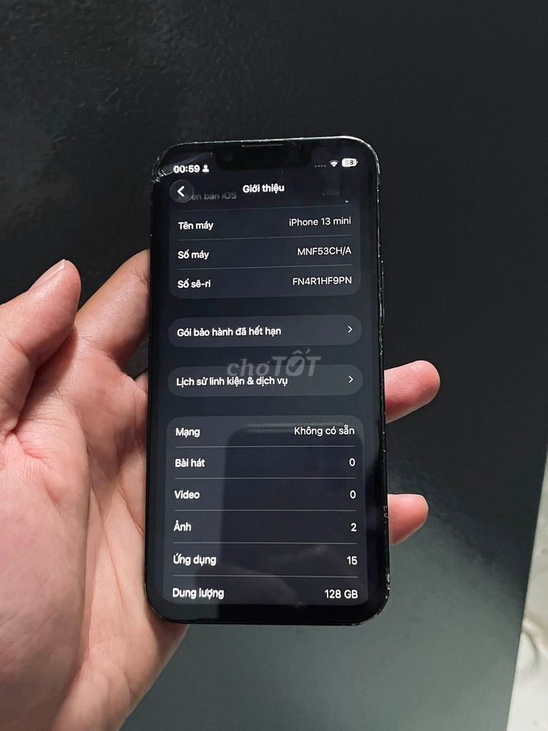 Apple iPhone 13 mini 128GB Xanh lá Đã qua sử dụng. Mua bán Điện thoại tại Quận 1 Tp Hồ Chí Minh được đăng bởi Hội Đồ Điện Tử hình 1