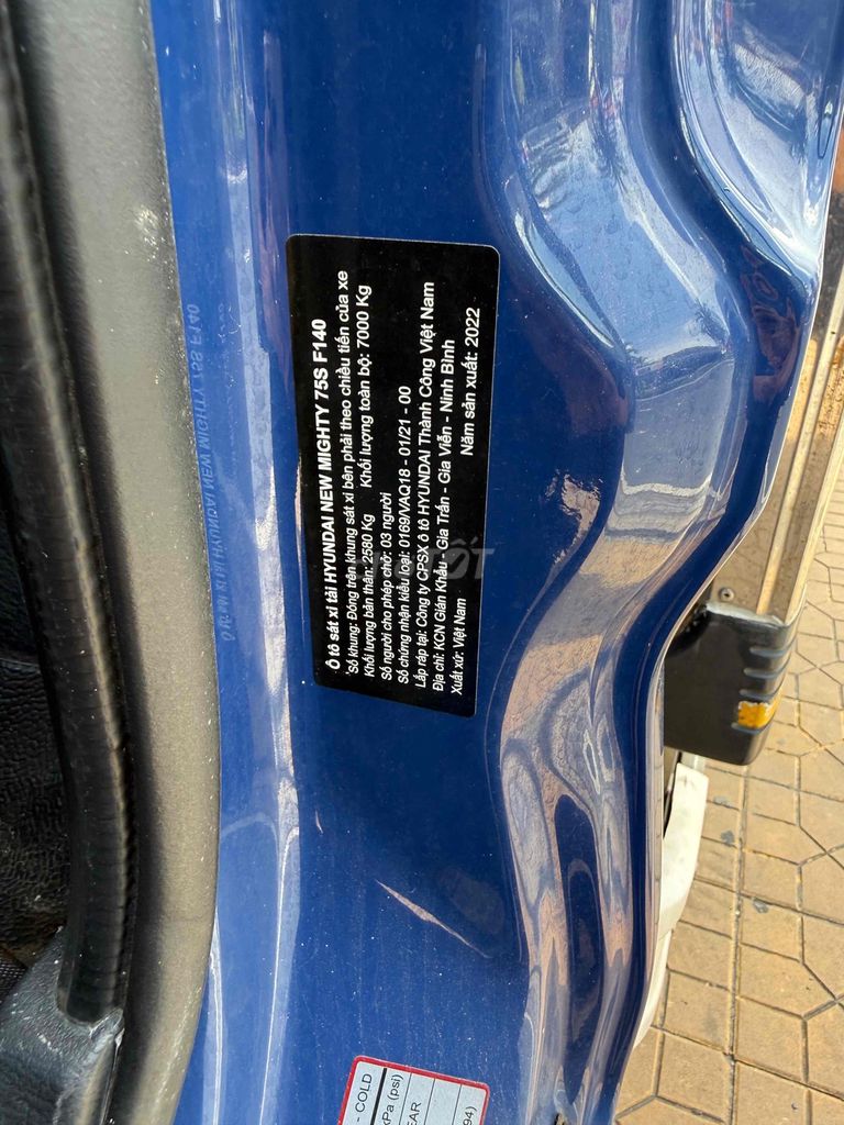 HYUNDAI 75S THÙNG KÍN MÁY OXY 2022. TẢI 3T5, THÙNG. Mua bán Xe tải, xe ben tại Thành phố Long Xuyên An Giang được đăng bởi Ô TÔ TRƯỜNG THANH hình 16