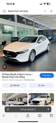 Bán Mazda 3 2015 số tự động, 5 chỗ, 80.000km