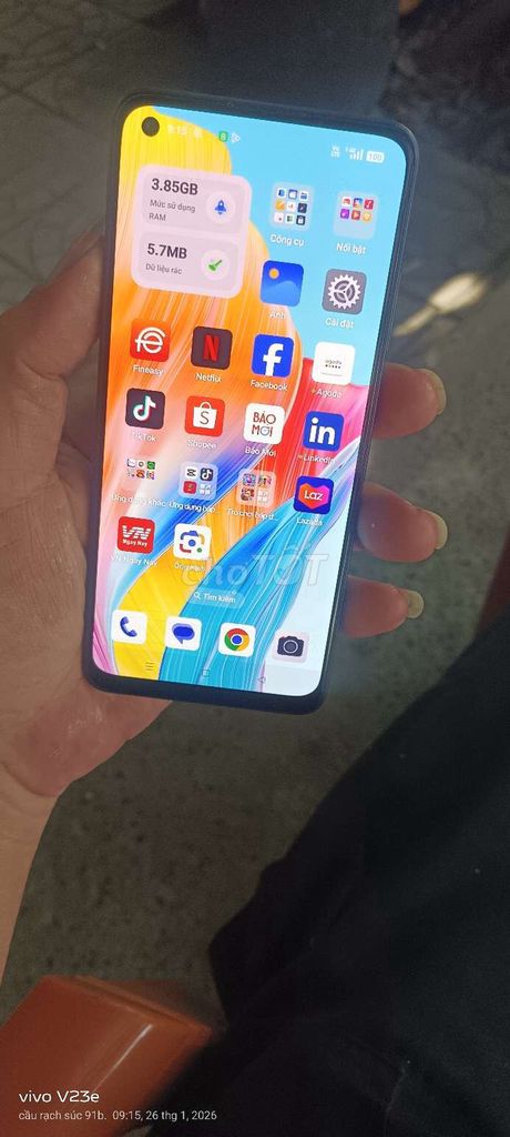 Oppo A78.ram 8+8 bn 256G main zin màn hình zin. Mua bán Điện thoại tại Quận Bình Thuỷ Cần Thơ được đăng bởi cầu rạch súc 91b Nguyễn Văn Linh  hình 1