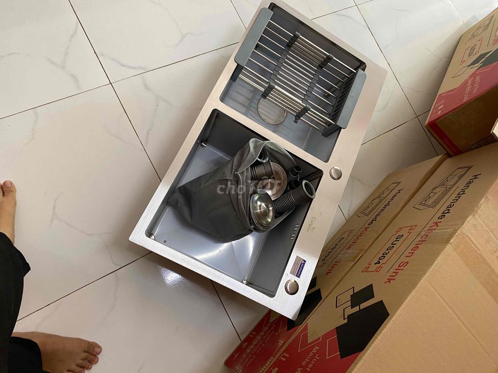 CHẬU RỬA 2 Hộc INOX304 thanh lý rẻ