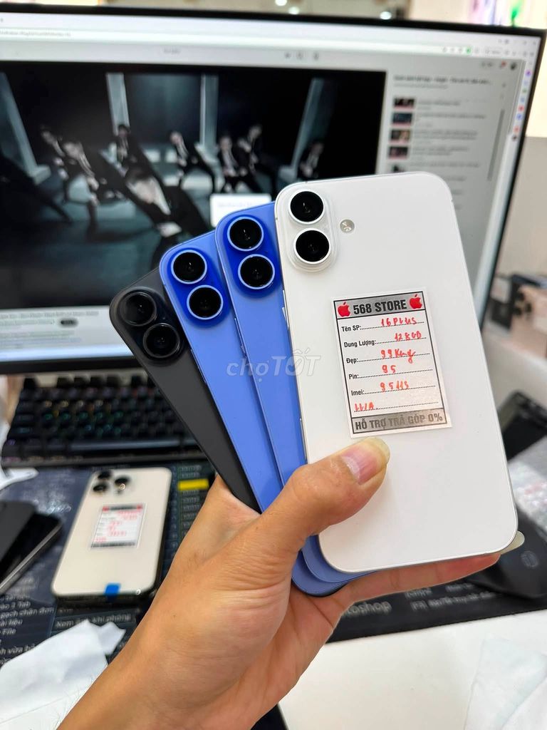 Apple iPhone 16 Plus 128GB Đủ màu 98-99% keng. Mua bán Điện thoại tại Quận Ba Đình Hà Nội được đăng bởi Hội Đồ Điện Tử hình 1