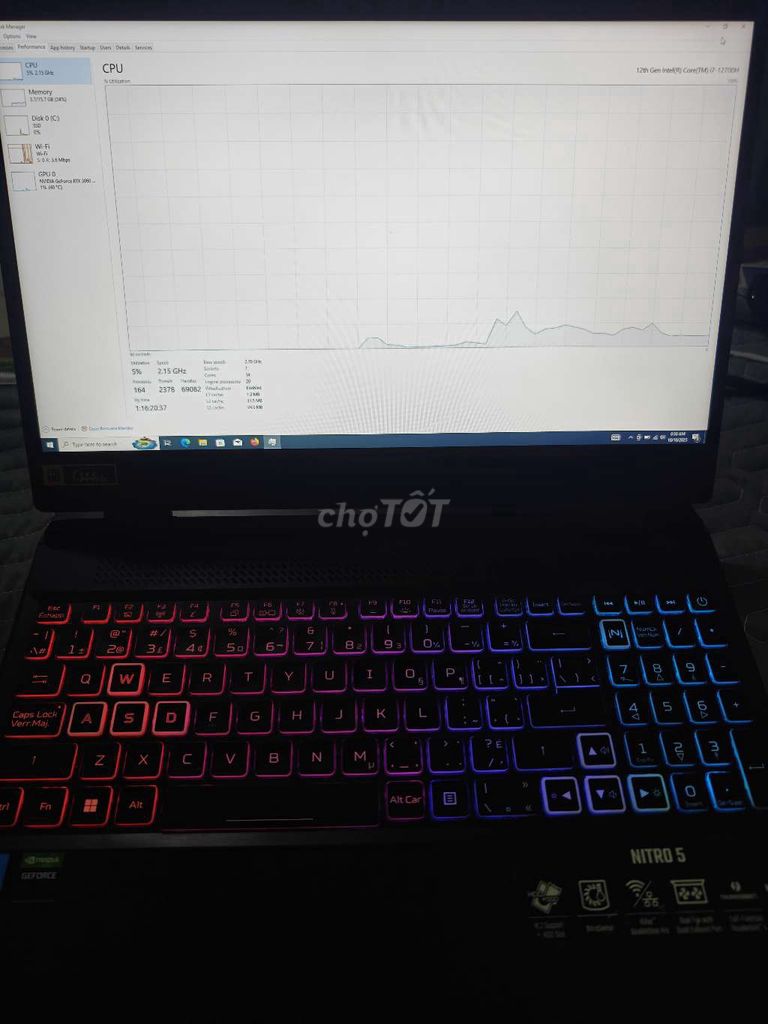 Acer Nitro 5 Tiger I7 12700H rtx 3060 16/512. Mua bán Laptop tại Quận Cầu Giấy Hà Nội được đăng bởi Hoàng hình 1