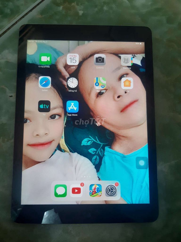 Ipad air có sim 3g 16g icloud chính chủ