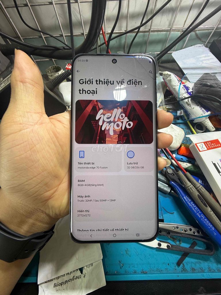 Motorola Edge 70 Fusion 256GB Đen. Mua bán Điện thoại tại Quận Bình Thạnh Tp Hồ Chí Minh được đăng bởi Trường hình 1