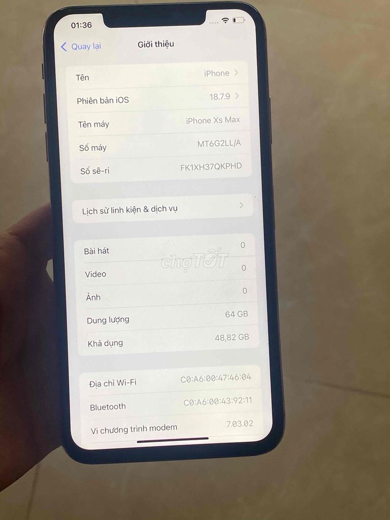 iPhone Xs Max 64GB Vàng. Mua bán Điện thoại tại Huyện Thuỷ Nguyên Hải Phòng được đăng bởi luong son hình 1