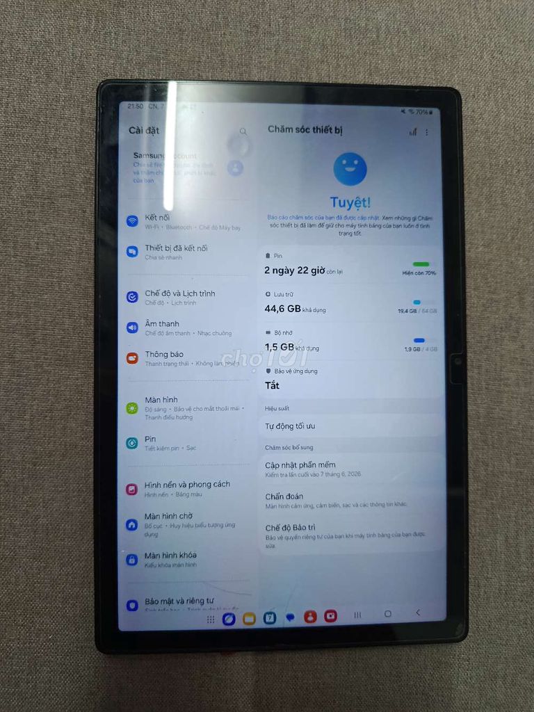 Samsung Galaxy Tab A8 64GB Đen. Mua bán Máy tính bảng tại Quận Thanh Xuân Hà Nội được đăng bởi Ngô Ngọc Trà hình 1