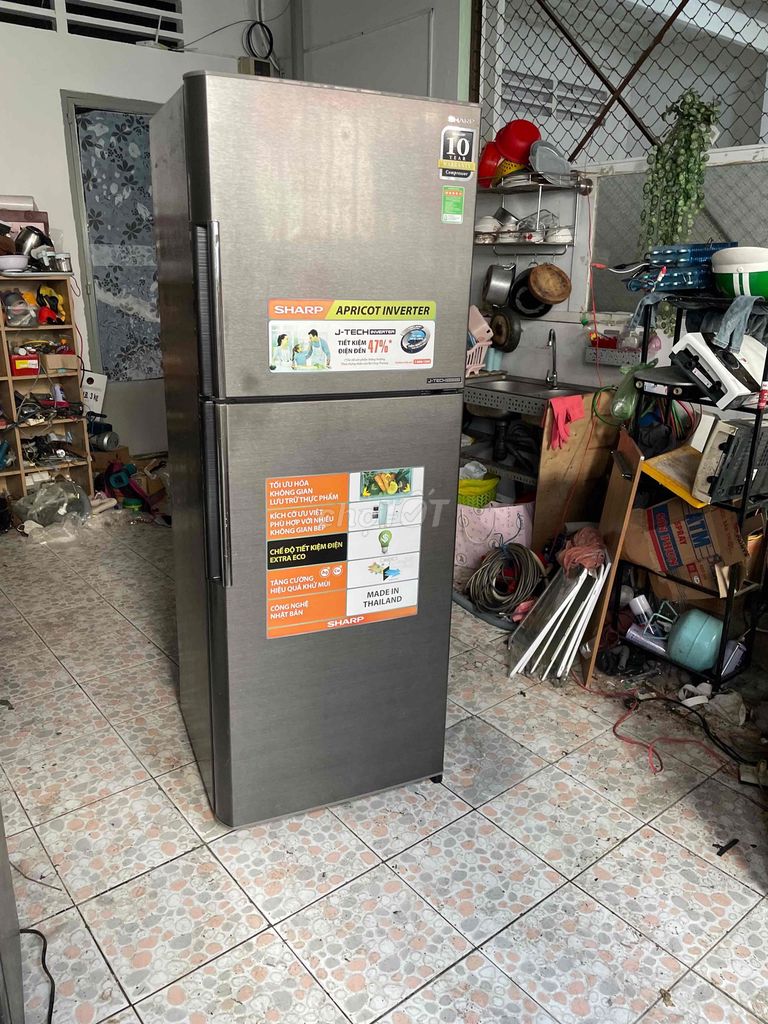 Tủ lạnh Sharp 314L Inverter Xám. Mua bán Tủ lạnh tại Thành phố Thủ Đức Tp Hồ Chí Minh được đăng bởi Tấn Phát hình 1
