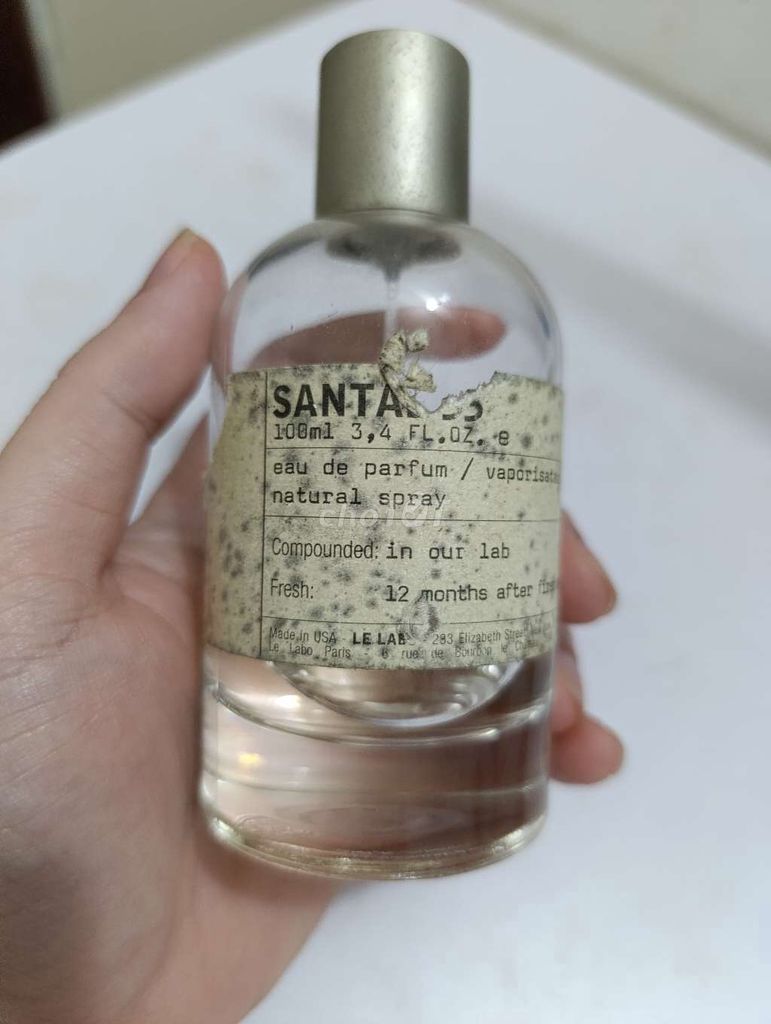 Nước hoa lelabo santal 33 đã qua sử dụng còn 40ml