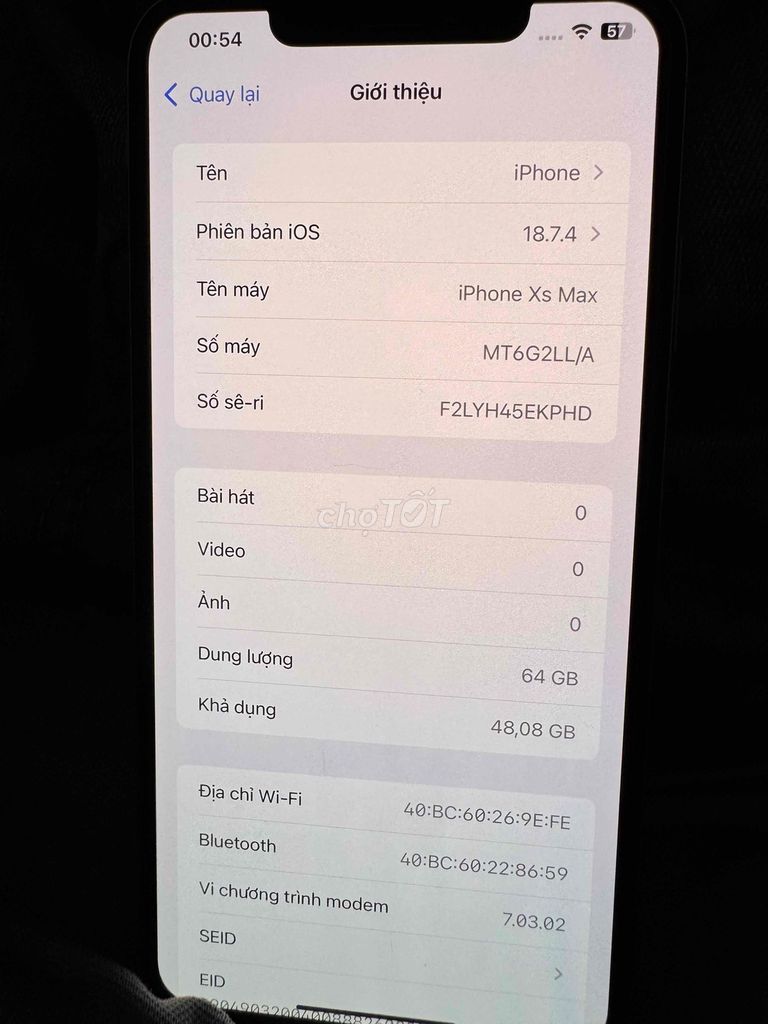 iPhone Xs Max 64GB. Mua bán Điện thoại tại Thành phố Buôn Ma Thuột Đắk Lắk được đăng bởi Tên chưa cung cấp hình 1
