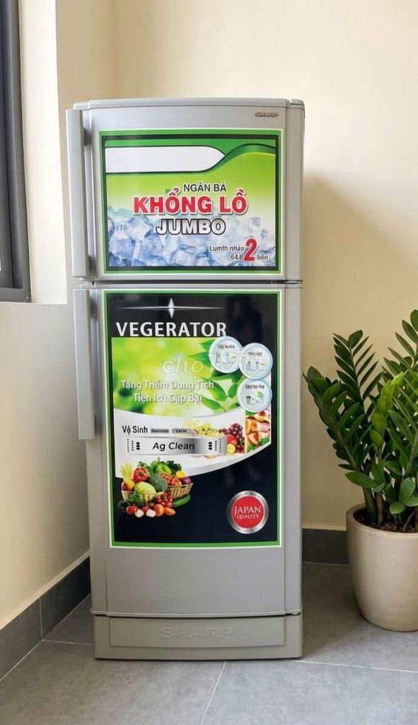 Tủ lạnh Sharp hai cánh Xám. Mua bán Tủ lạnh tại Quận Thanh Xuân Hà Nội được đăng bởi Thanh Trúc hình 1