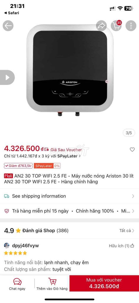 THANH LÝ MÁY TẮM NÓNG. Mua bán Thiết bị vệ sinh, nhà tắm tại Quận Bình Tân Tp Hồ Chí Minh được đăng bởi Phạm Tuân hình 2