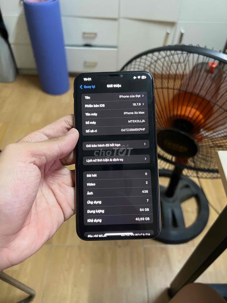 iPhone XS Max 64GB Vàng cần pass. Mua bán Điện thoại tại Quận Nam Từ Liêm Hà Nội được đăng bởi Đạt Nguyễn hình 1
