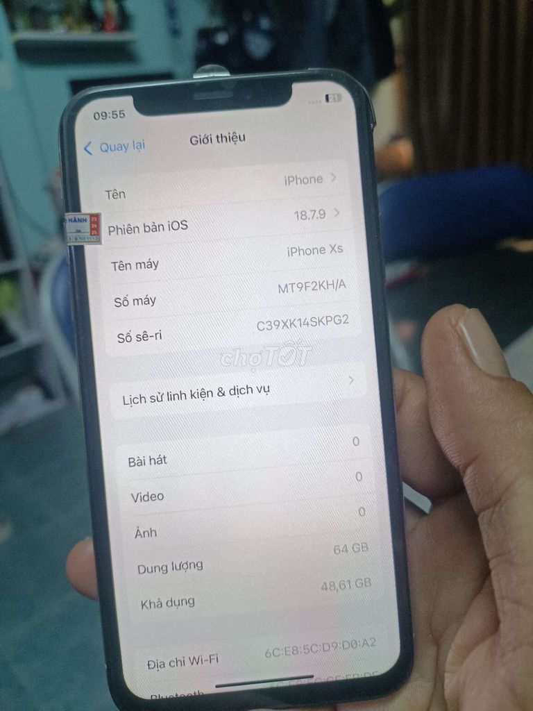 Apple iPhone Xs 64GB Trắng Đã qua sử dụng. Mua bán Điện thoại tại Quận Gò Vấp Tp Hồ Chí Minh được đăng bởi nguyen nguyen hình 1