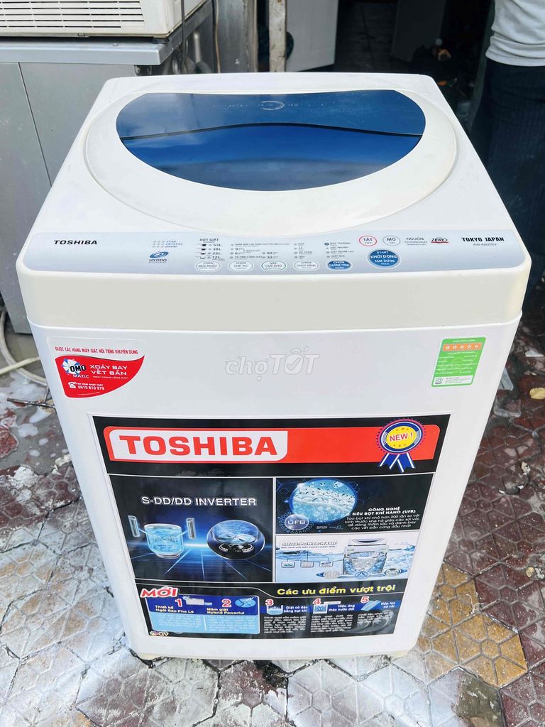 Máy giặt Toshiba 7kg giá rẻ 1tr500 thanh lý. êm