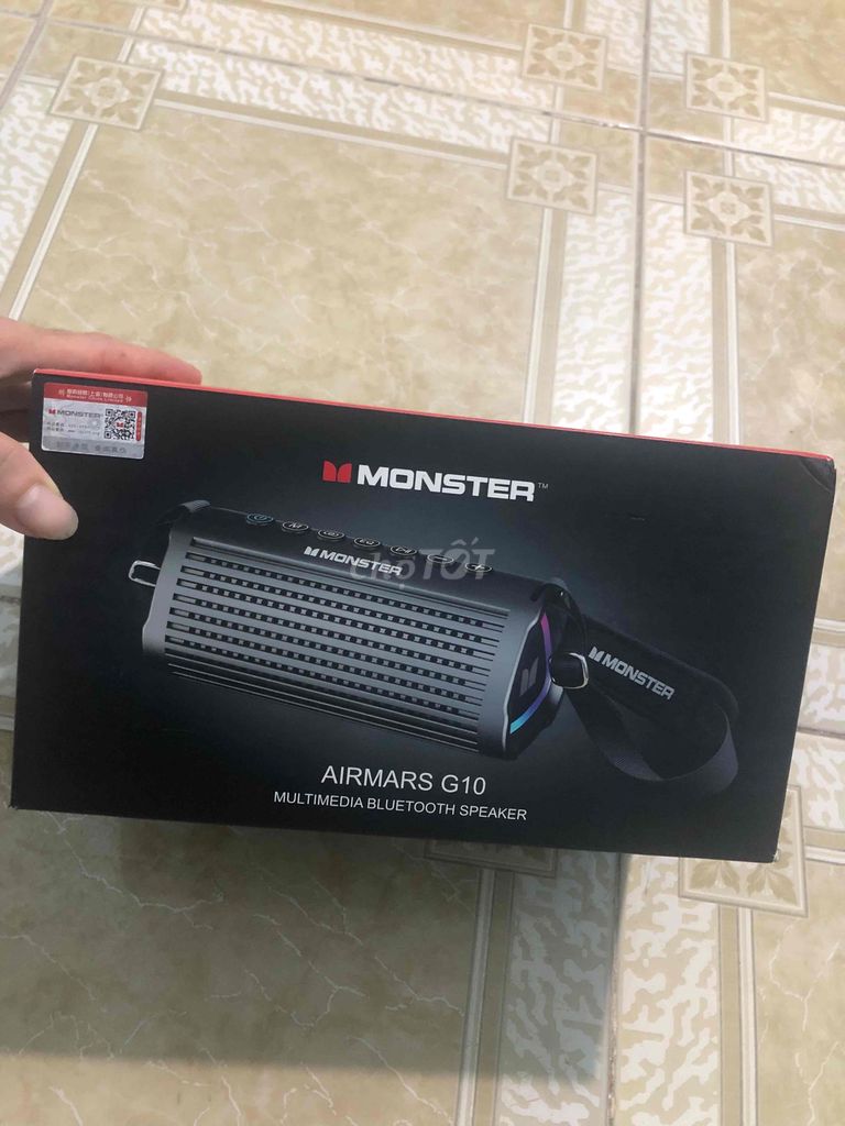 Loa Bluetooth Monster Airmars G10 Đen 30W. Mua bán Tivi, Âm thanh tại Quận Bình Thuỷ Cần Thơ được đăng bởi xfinity hình 1