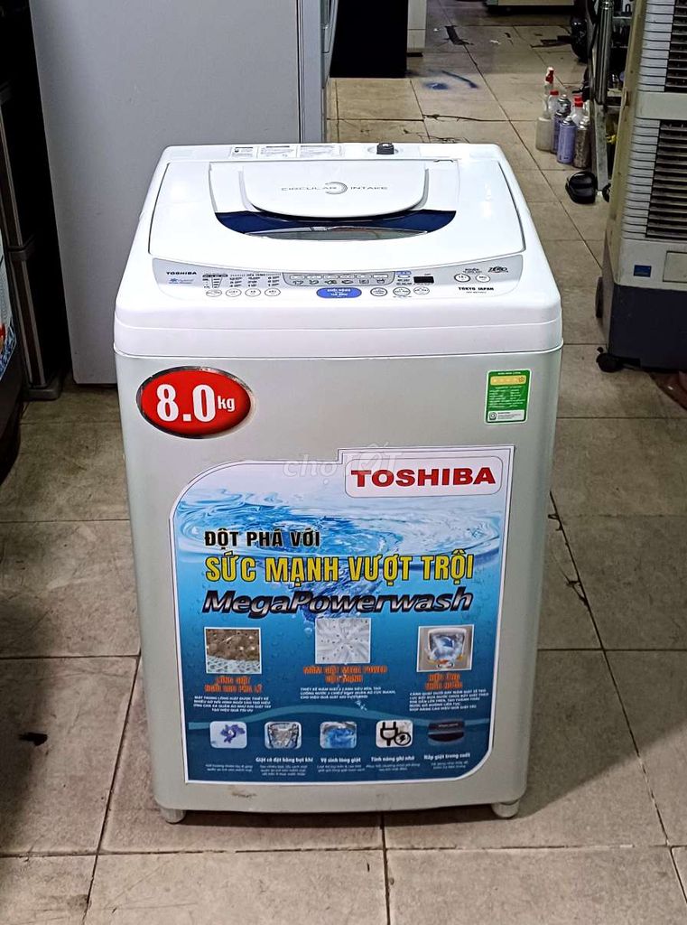 Máy giặt toshiba 8kg bảo hành 3 tháng