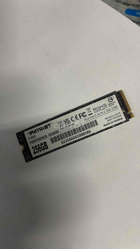 Ổ cứng SSD 256GB NVMe M.2 2280  BH 7/2030. Mua bán Linh kiện (RAM, Card...) tại Quận 12 Tp Hồ Chí Minh được đăng bởi trannam hình 1