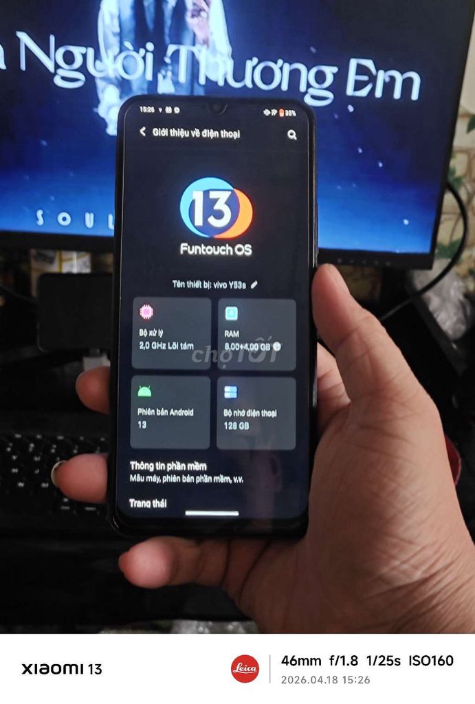 Vivo Y53s . Mua bán Điện thoại tại Thành phố Thủ Đức Tp Hồ Chí Minh được đăng bởi Hậu hình 1