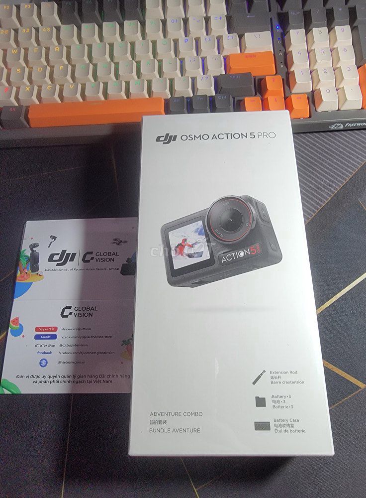 DJI Osmo Action 5 Pro Adventure Combo. Mua bán Máy ảnh, Máy quay tại Quận Sơn Trà Đà Nẵng được đăng bởi Dang Nhan hình 1