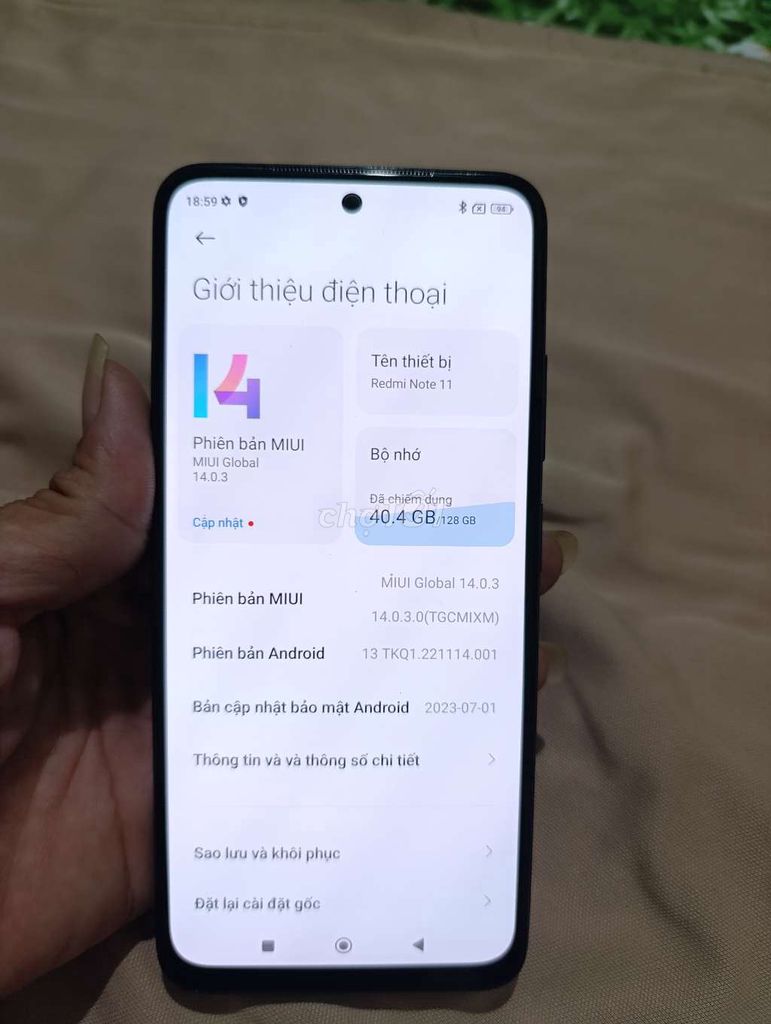 Xiaomi Redmi Note 11 128GB Đen. Mua bán Điện thoại tại Quận 12 Tp Hồ Chí Minh được đăng bởi nnh hình 1