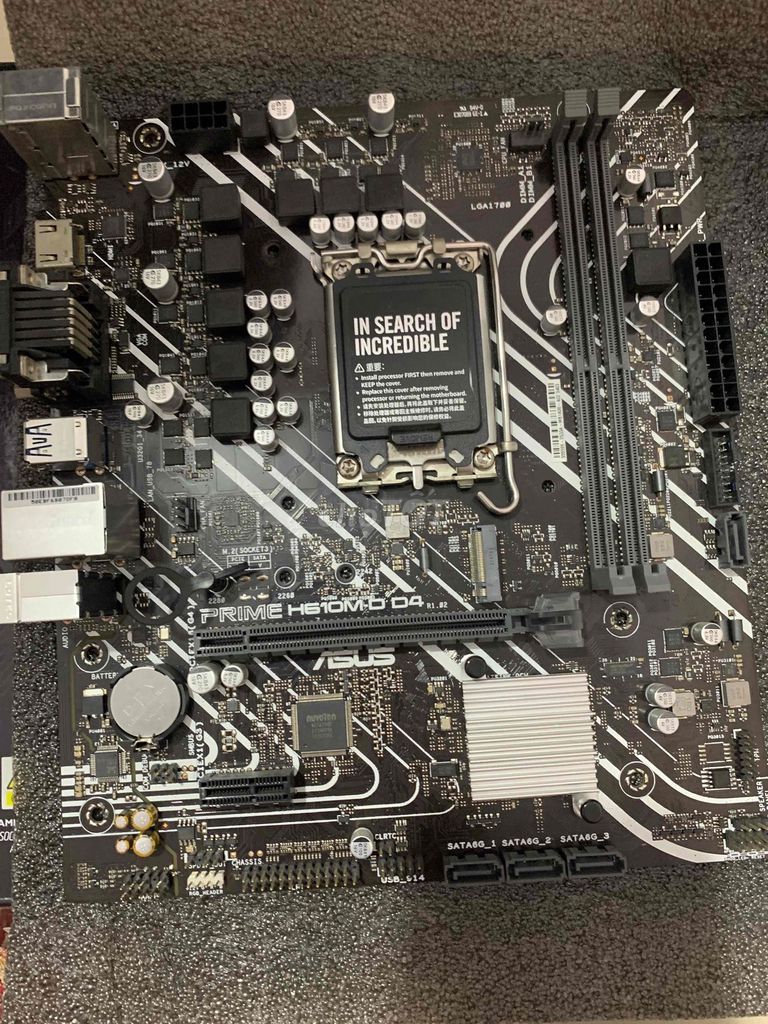 Mainboard Asus H610 Đen. Mua bán Linh kiện (RAM, Card...) tại Huyện Long Thành Đồng Nai được đăng bởi Nguyễn Thanh Phương hình 1