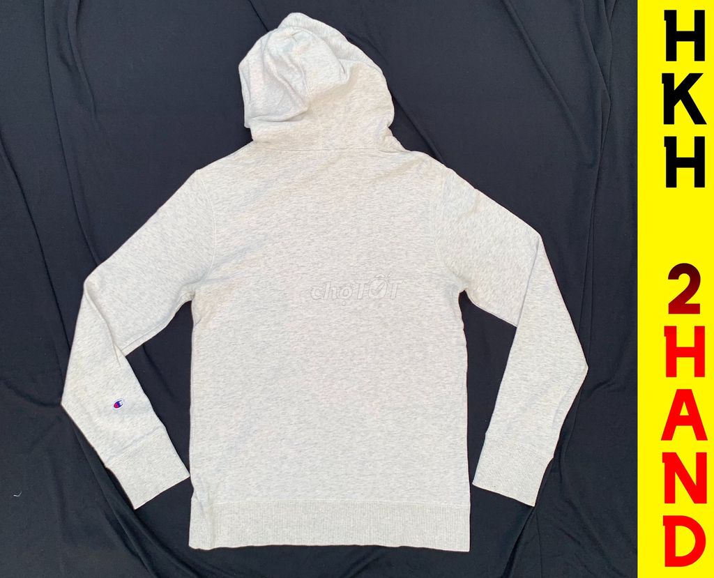 Áo Hoodie CHAMPION màu xám trắng, 45-52kg, BAOSHIP. Mua bán Quần áo tại Quận Gò Vấp Tp Hồ Chí Minh được đăng bởi HKH Secondhand hình 2