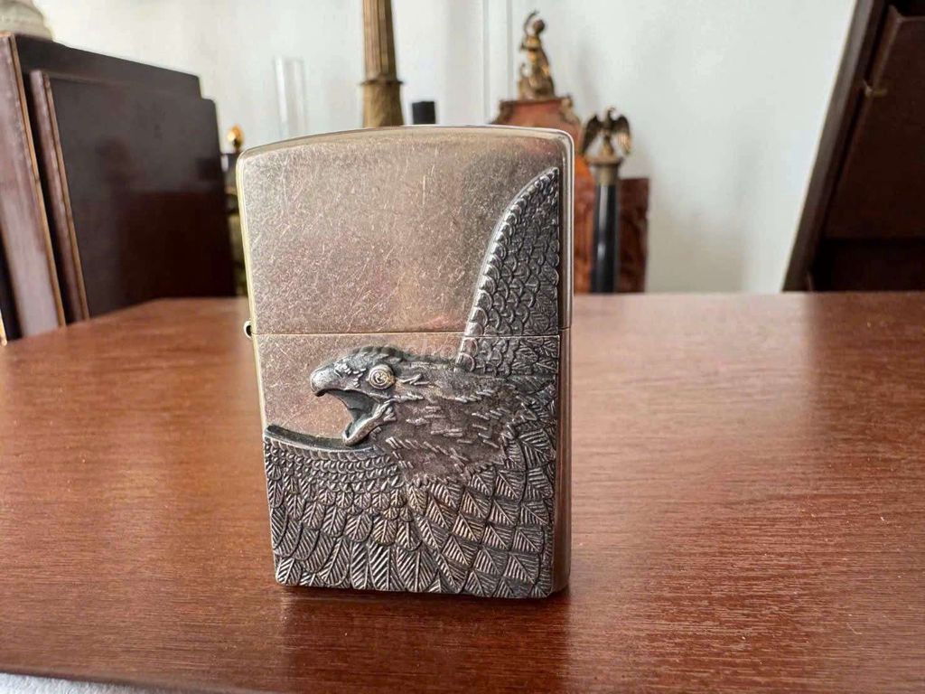 Bật lửa Zippo 2006 Kim loại Bạc Emblem