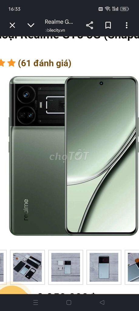 Realme GT5 256GB Xanh lá Snapdragon 8 Gen 2. Mua bán Điện thoại tại Quận 7 Tp Hồ Chí Minh được đăng bởi Nguyễn Nam  hình 1