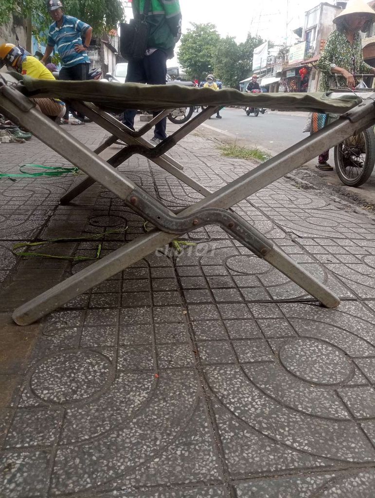 Ghế bố xếp kim loạ nhôm mỹ. Mua bán Bàn ghế tại Quận 8 Tp Hồ Chí Minh được đăng bởi Khoi Philips hình 1