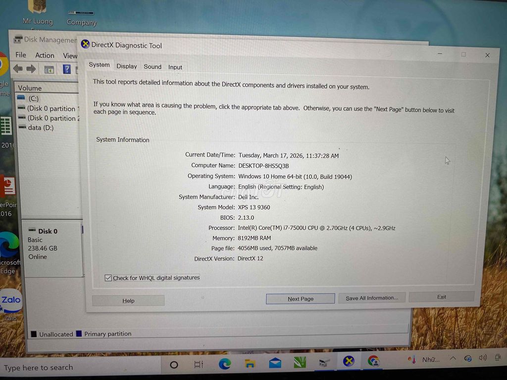 Laptop Dell XPS 13 9360. Mua bán Laptop tại Quận Bình Thạnh Tp Hồ Chí Minh được đăng bởi Sơn Khen hình 1