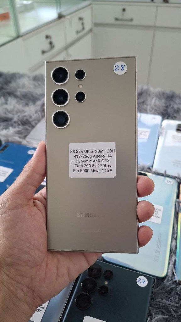 Samsung S24 Ultra 256GB . Mua bán Điện thoại tại Thành phố Thủ Dầu Một Bình Dương được đăng bởi TTMobileBD hình 1