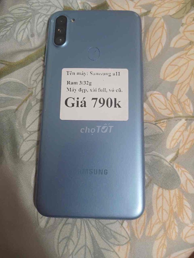 Samsung Galaxy A11 3GB/32GB Xám 2 sim. Mua bán Điện thoại tại Thị xã Bến Cát Bình Dương được đăng bởi Phong Thuỷ hình 1