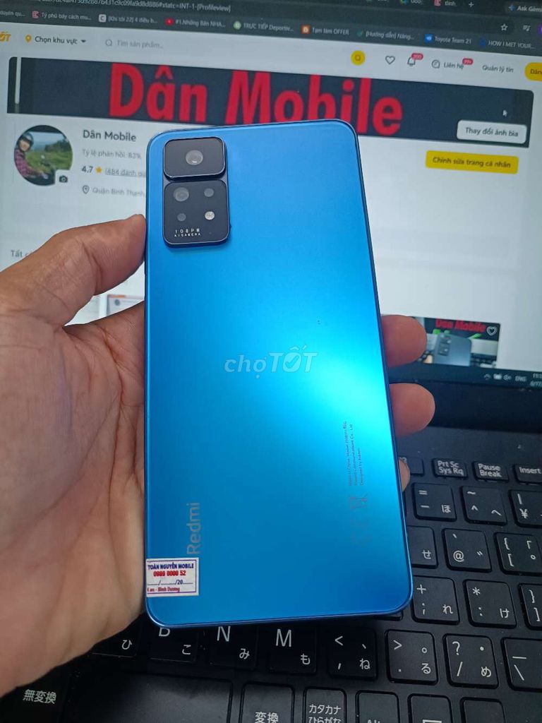 XIAOMI REDMI NOTE 11 PRO 8GB.128GB HELIO G96 MƯỢT. Mua bán Điện thoại tại Quận Bình Thạnh Tp Hồ Chí Minh được đăng bởi Dân Mobile hình 1