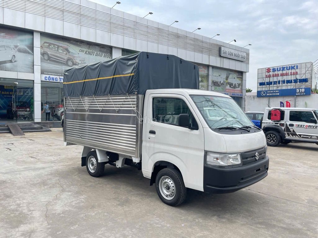 xe tải Suzuki Mui bạt giao ngay chỉ với 75 triệu. Mua bán Xe tải, xe ben tại Thành phố Biên Hòa Đồng Nai được đăng bởi công ty ô tô Sài Gòn đại lý ô tô Su zu ki chính hãng hình 1