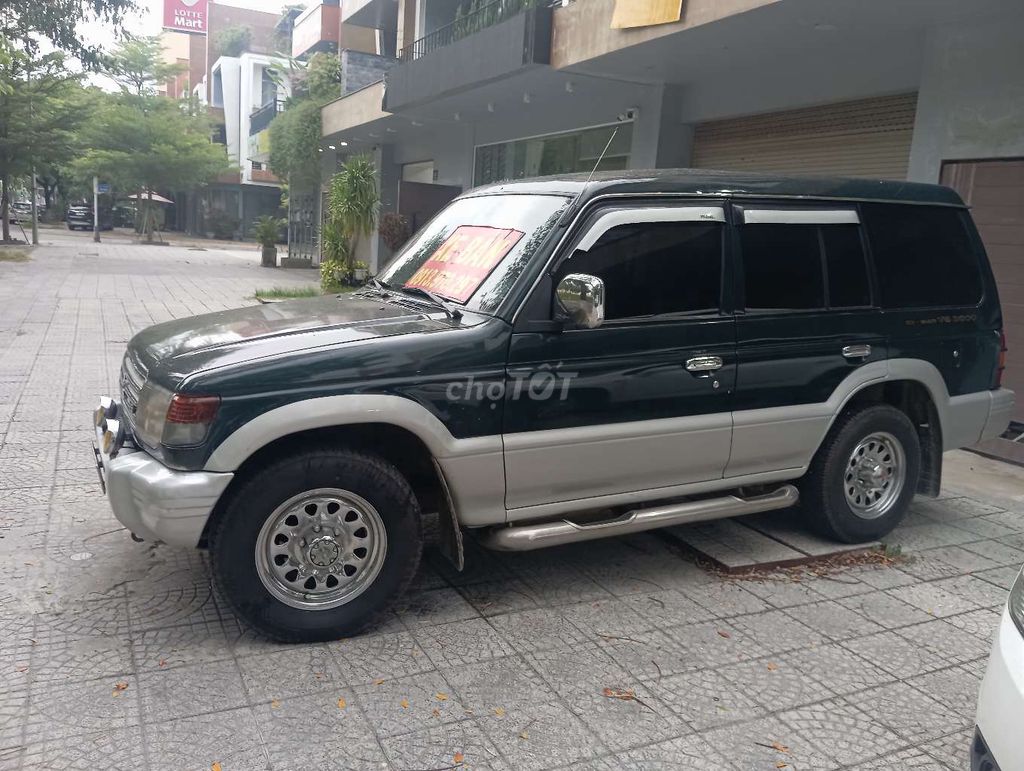 Mitsubishi Pajero 2000 , 2 cầu máy xăng, xe dep