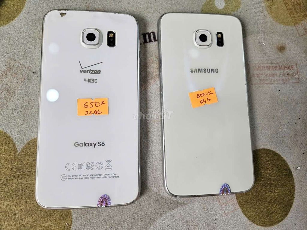 Samsung galaxy s6 màu trắng, xtay korea