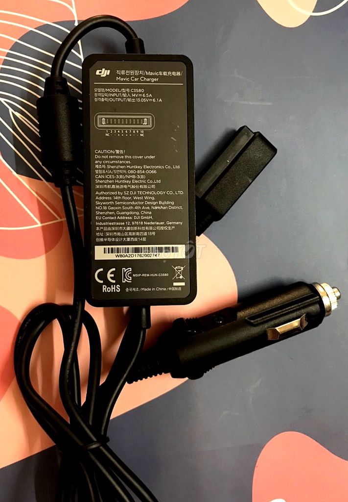 Sạc ô tô DJI Mavic Car Charger C3S80 Đen. Mua bán Phụ kiện (Màn hình, Chuột...) tại Quận Phú Nhuận Tp Hồ Chí Minh được đăng bởi hòa 9 hình 1
