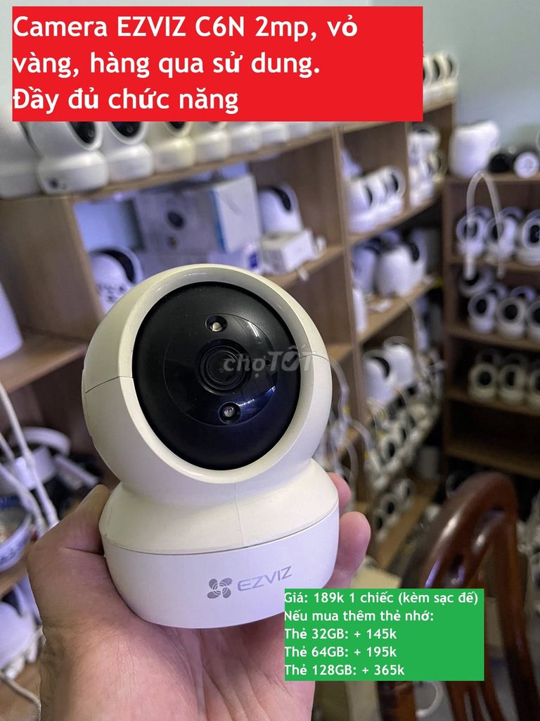 Camera an ninh wifi EZVIZ C6N/TY1 Vàng đã sử dụng. Mua bán Máy ảnh, Máy quay tại Quận Bắc Từ Liêm Hà Nội được đăng bởi Nam  hình 1