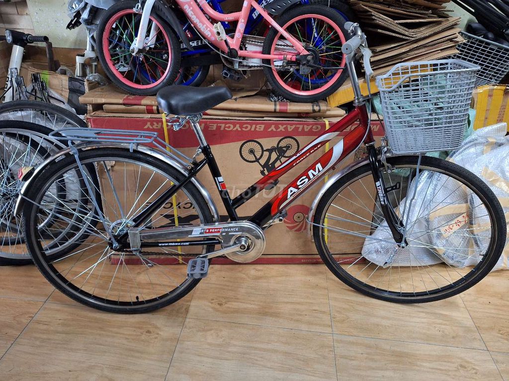 Xe 27 inch đỏ đen ASM. Mua bán Xe đạp tại Quận Ninh Kiều Cần Thơ được đăng bởi mi ca hình 1
