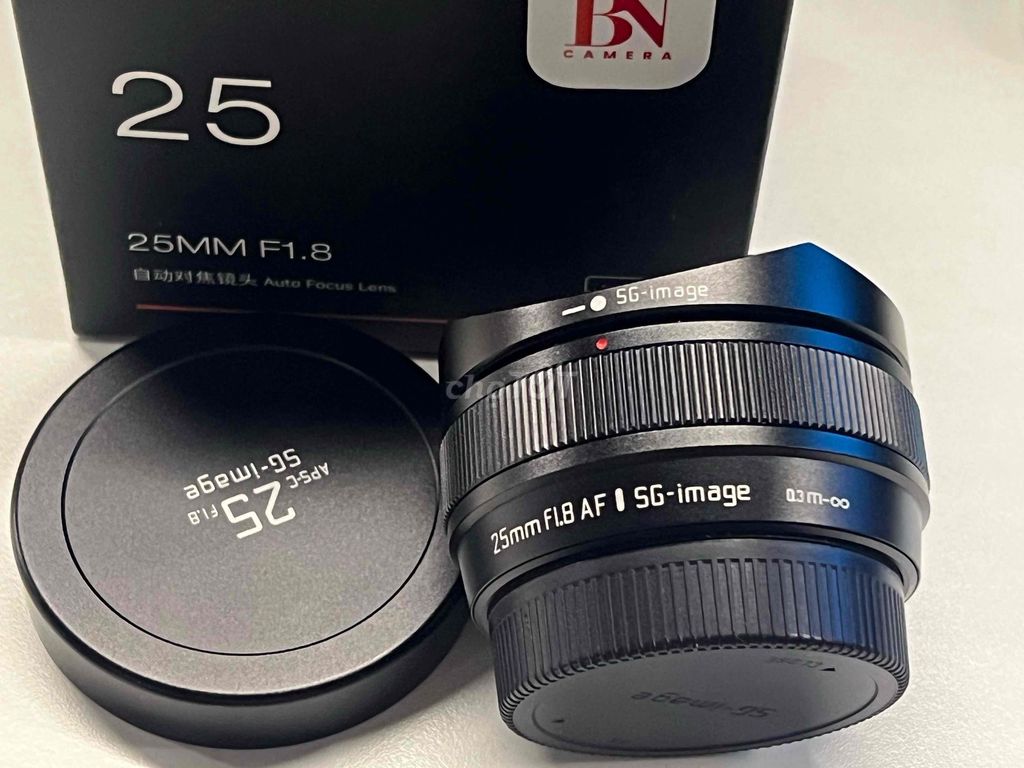 Ống kính SG-image 25mm F1.8 AF Đen Fujifilm. Mua bán Máy ảnh, Máy quay tại Quận 4 Tp Hồ Chí Minh được đăng bởi Tí hình 1