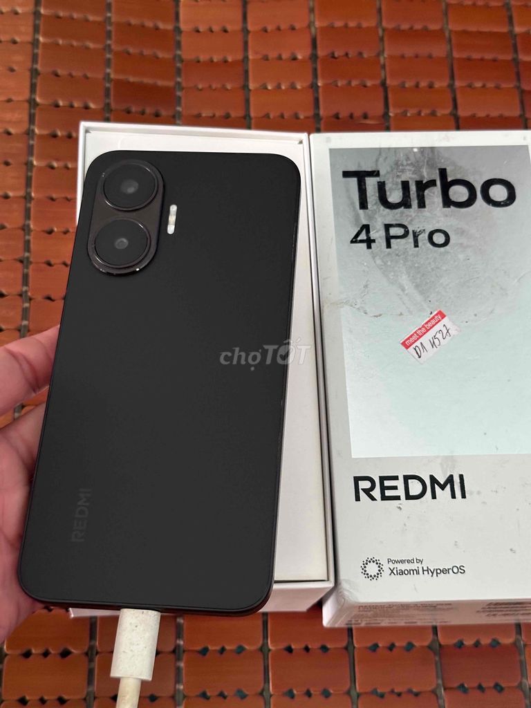 Xiaomi Redmi Turbo 4 Pro Đen 12/256 fullbox 99 ban. Mua bán Điện thoại tại Thành phố Thủ Dầu Một Bình Dương được đăng bởi Hoàng hải hình 1